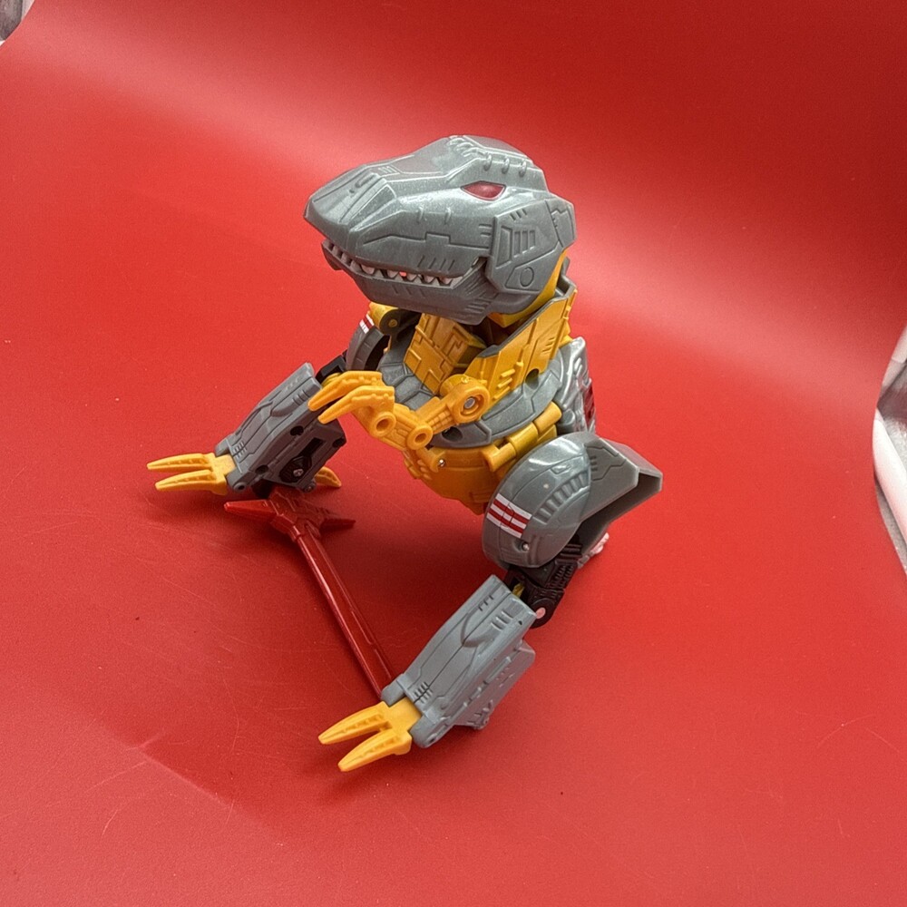 Vintage G1 Transformers Grimlock Dinobot Loose Incomplete Hasbro Extinction Evo